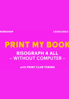 Print my book