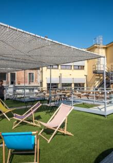 Terrazza di Toolbox Coworking a Torino
