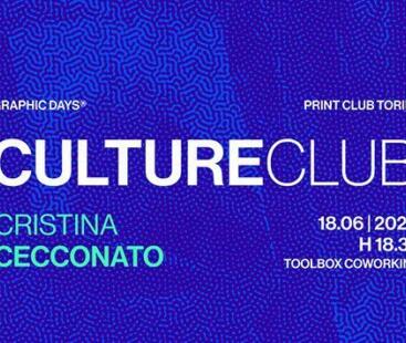 Culture Club | Incontro con Cristina Cecconato