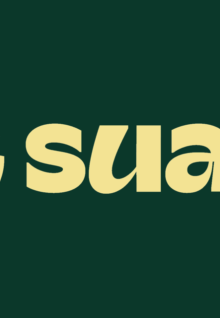 Logo giallo su sfondo verde