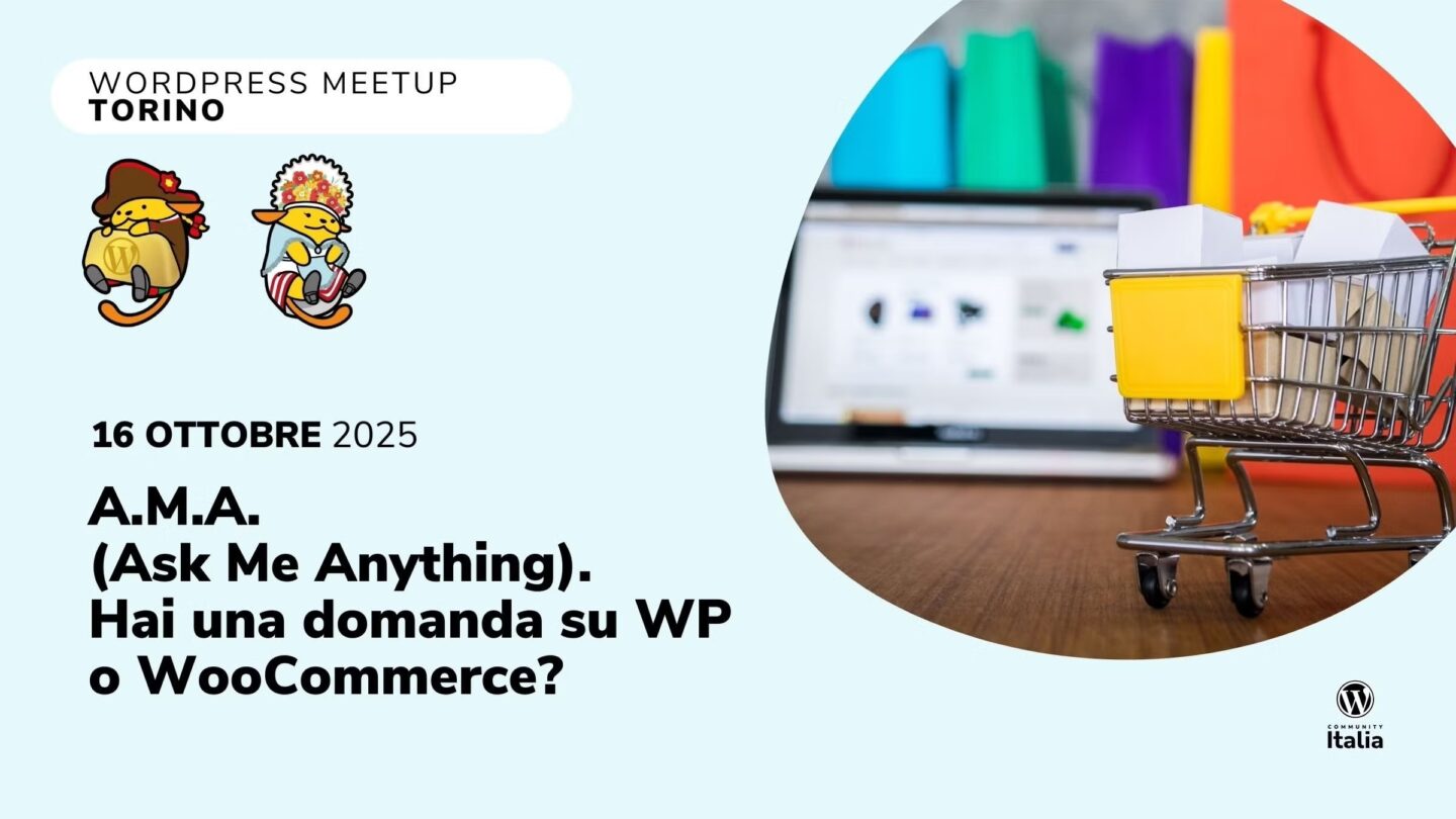 WP Torino meetup ottobre 2025